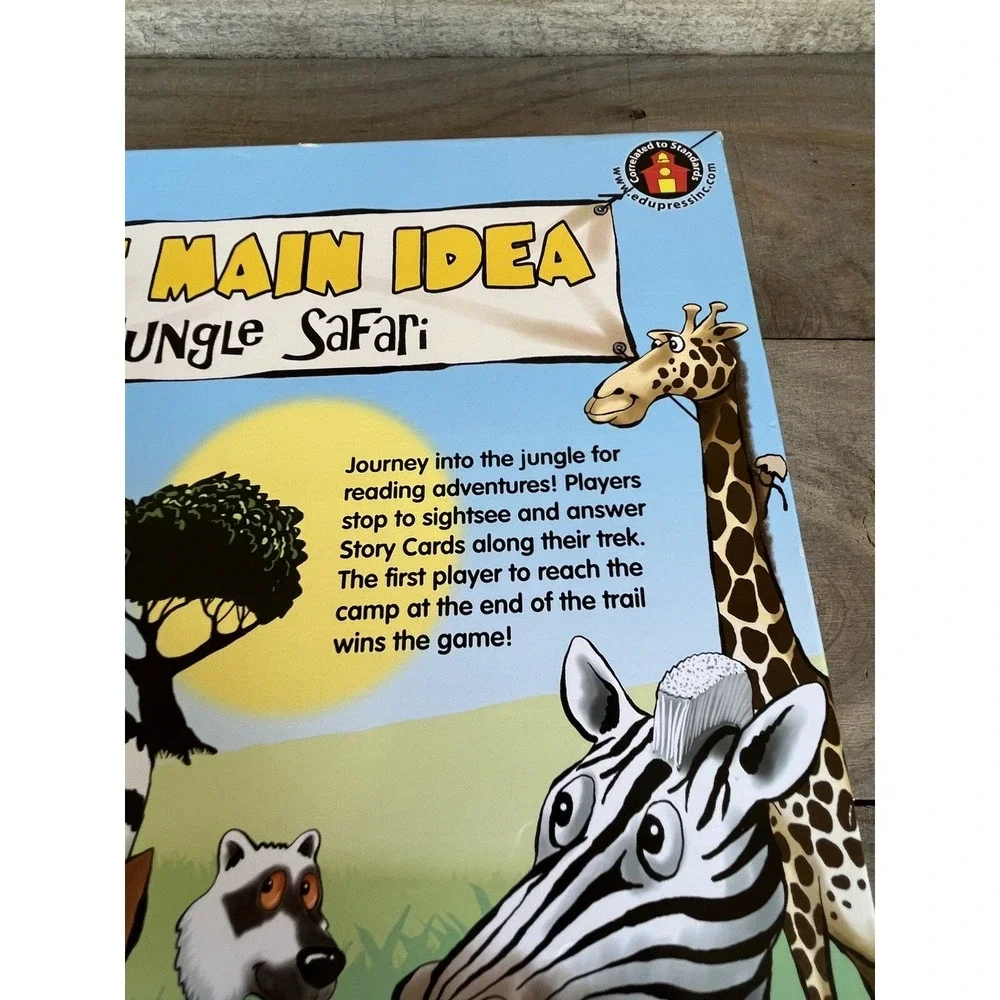 Learning Games : The Main Idea Jungle‎ Safari RL 5.0-6.5 Teacher Supplies Class